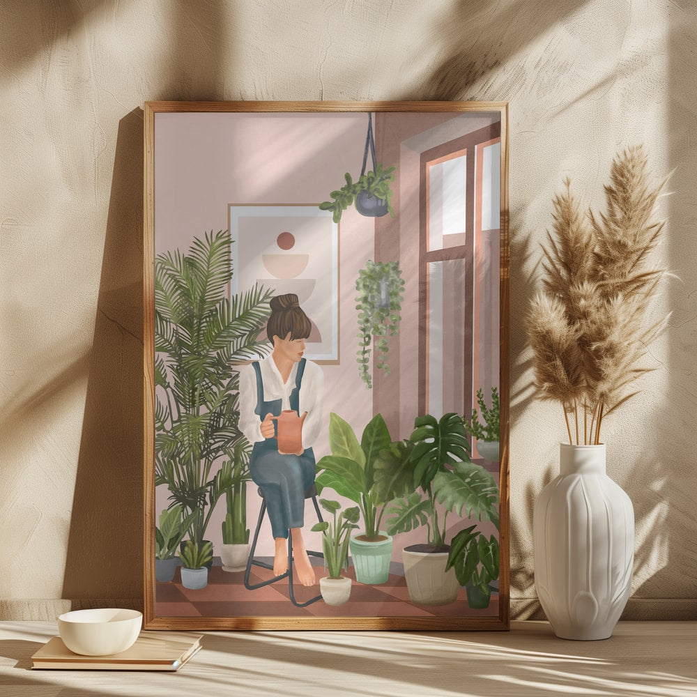 Serene Indoor Garden