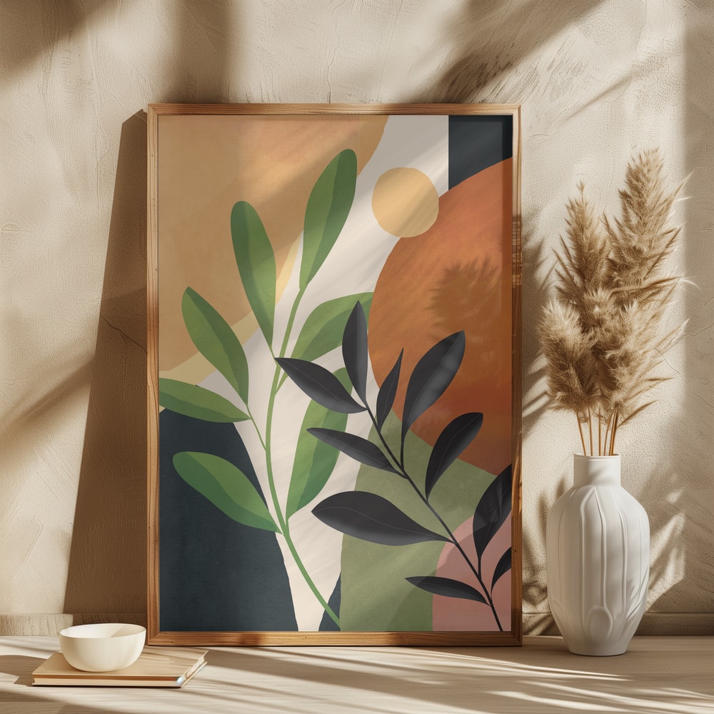 Warm Botanical Abstract