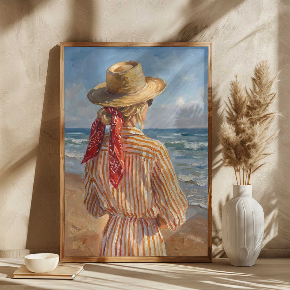 Straw Hat Beach Day
