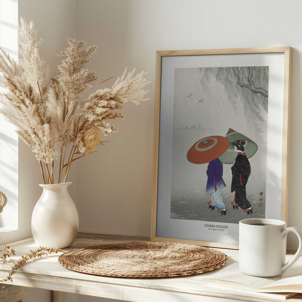 Two Women In The Rain