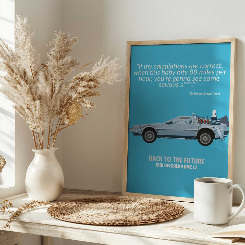 Back To the Future Standard Wall Art