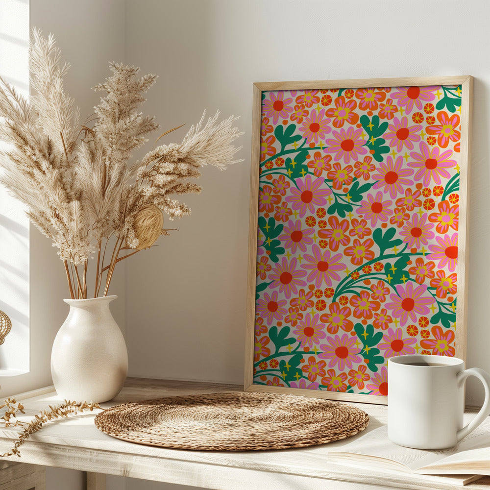 Happy flowers - plakatstore