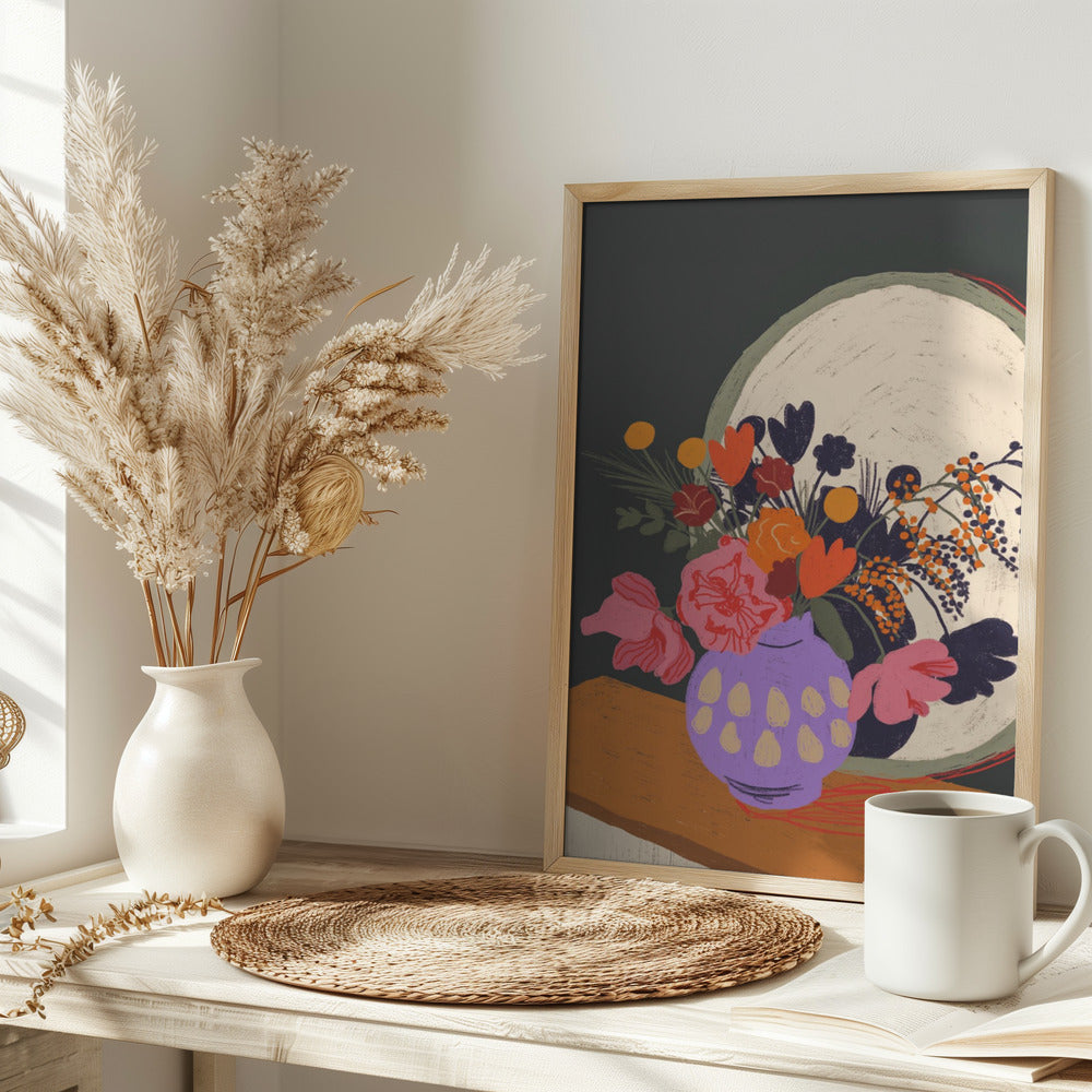 Flowers in the mirror - plakatstore