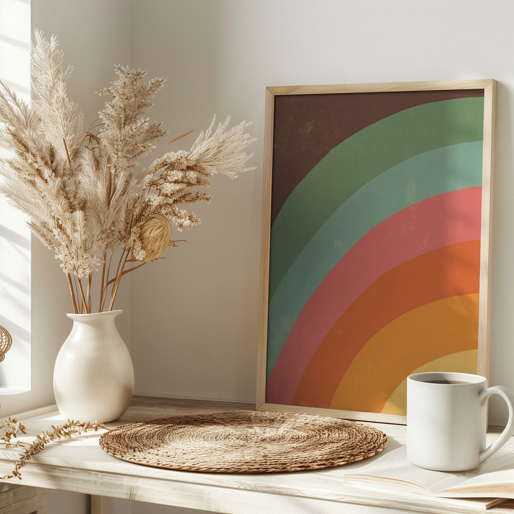 Mid century rainbow - plakatstore