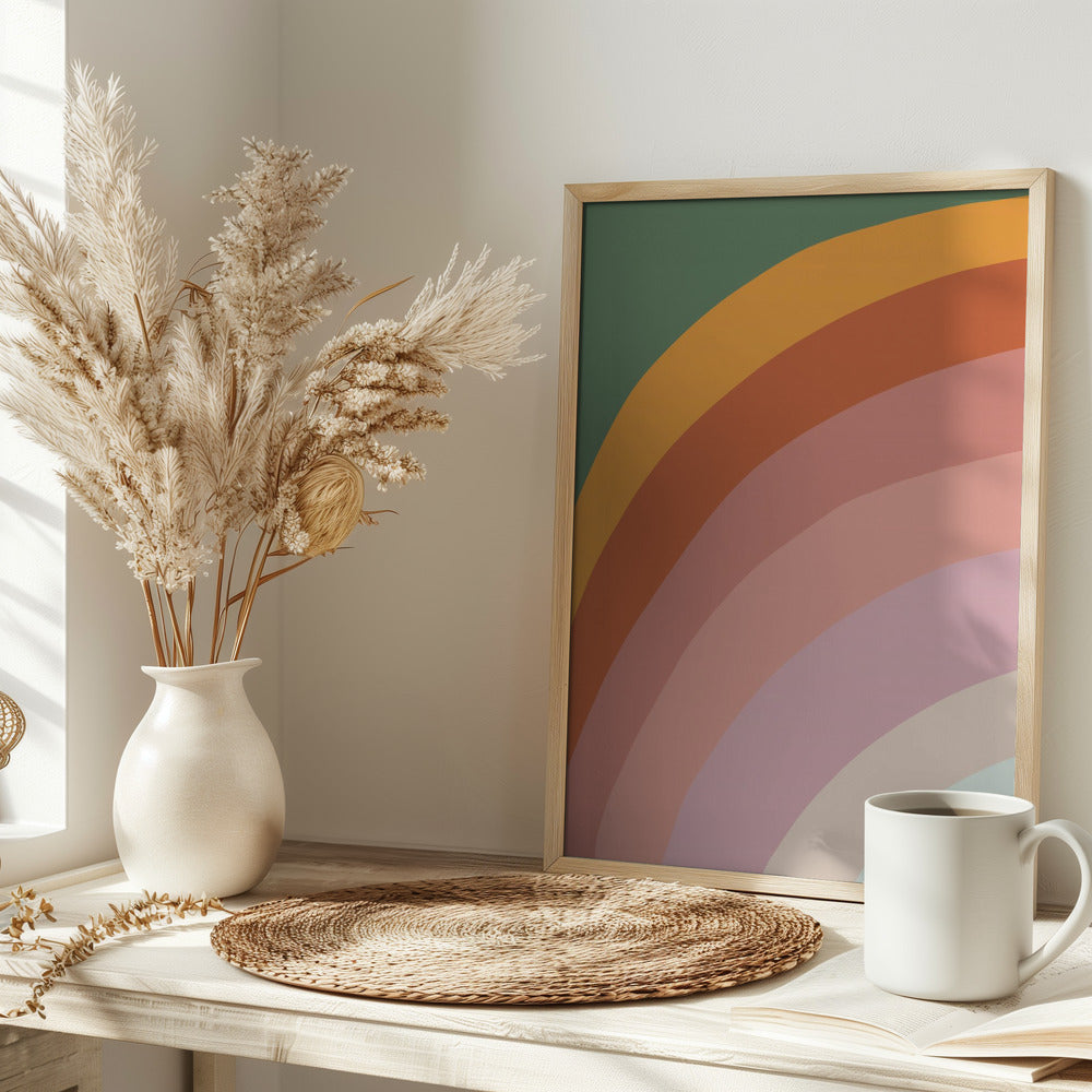 Mid century rainbow - plakatstore