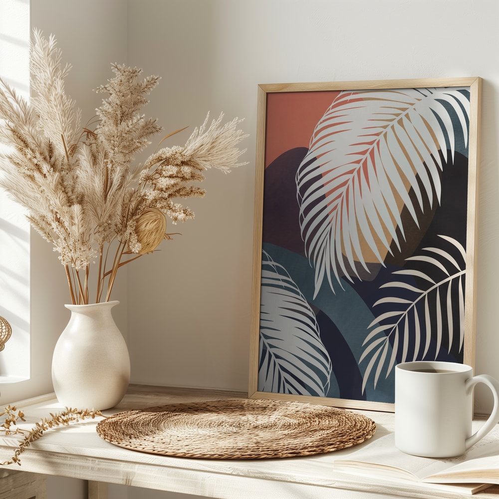 Tropical Abstract Palms