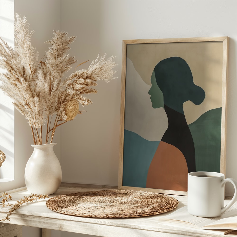 Abstract Woman Profile