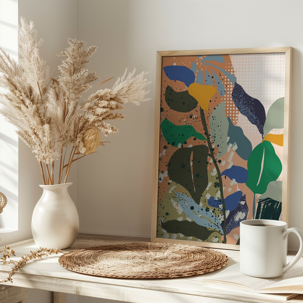 Abstract Tropical Leaves