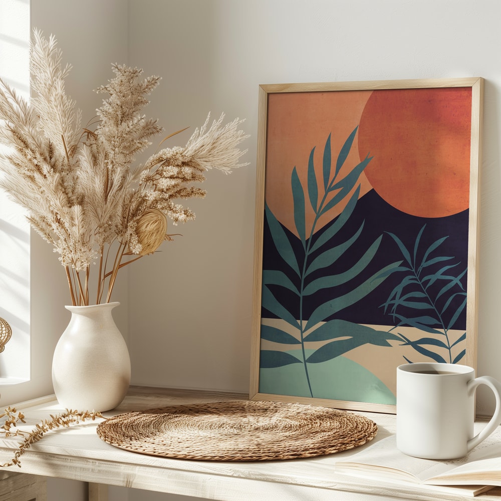 Desert Palm Sunset