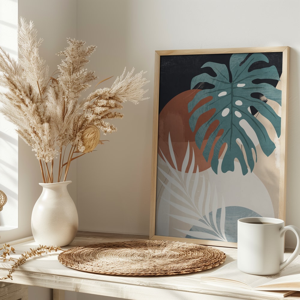 Abstract Jungle Leaves