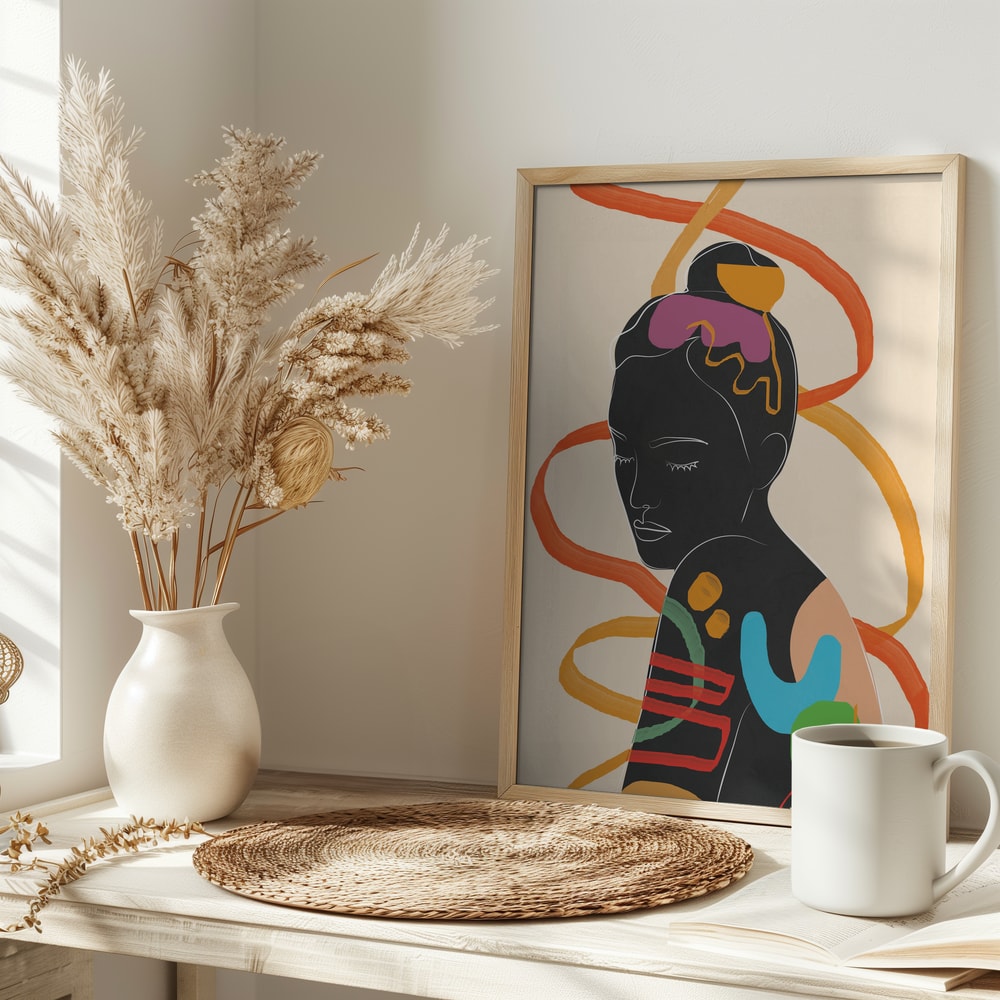 Serene Abstract Woman