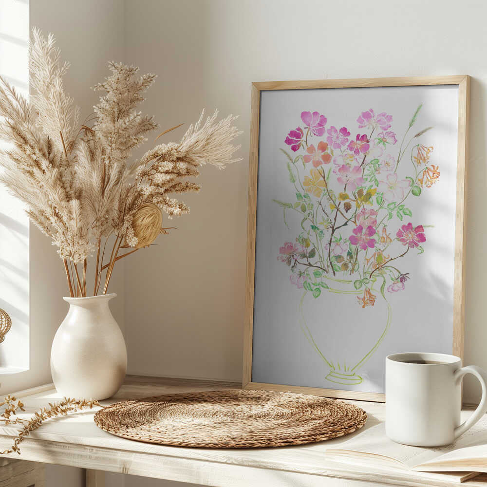 Fresh Watercolor Bouquet