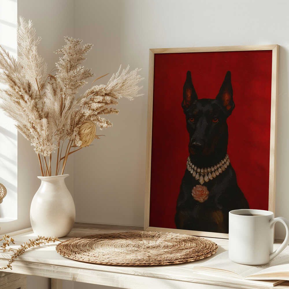 Elegant Doberman Portrait