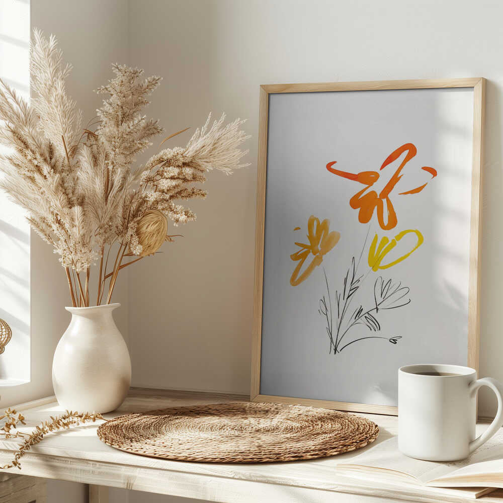 Cheerful Orange Blooms