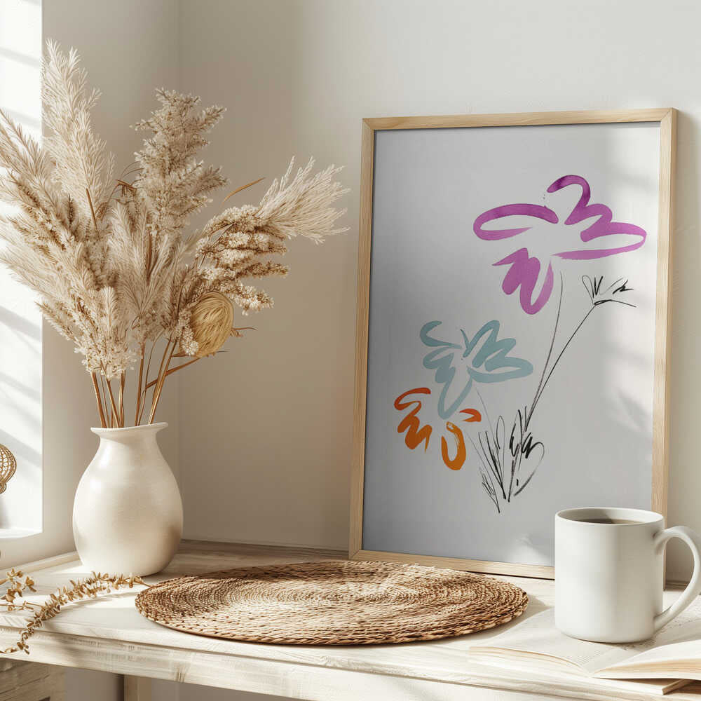 Colorful Abstract Blooms