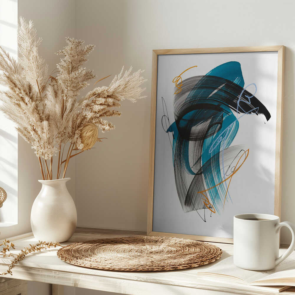 Dynamic Teal Flow