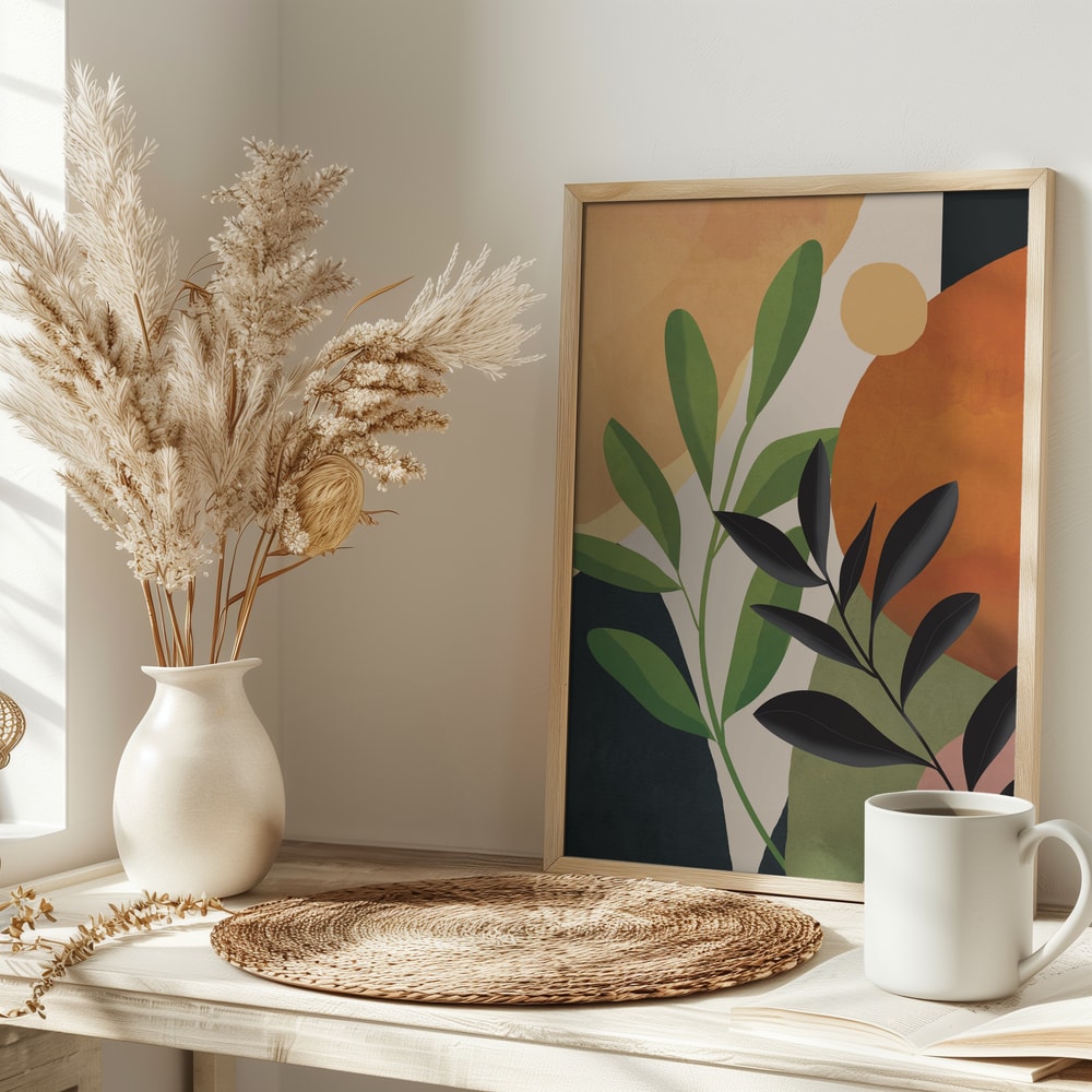 Warm Botanical Abstract