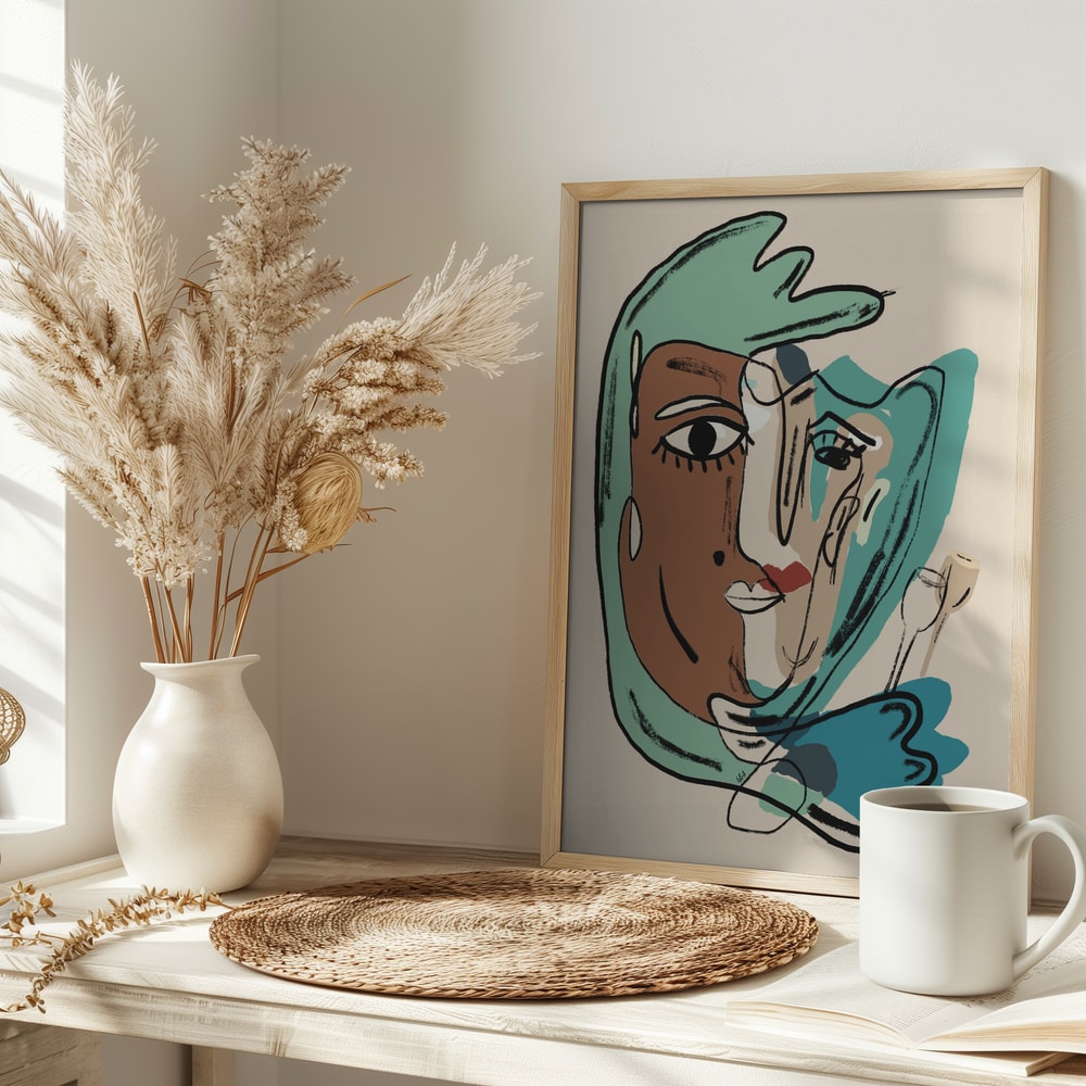 Modern Abstract Face