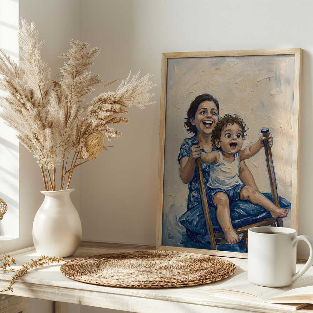 Joyful Mother Child Play