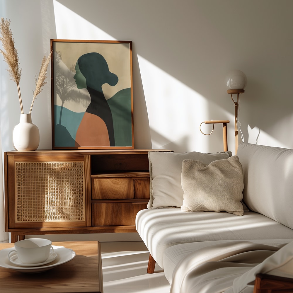 Abstract Woman Profile