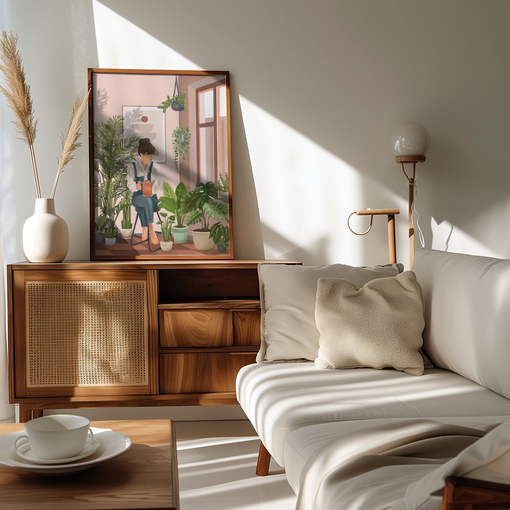Serene Indoor Garden