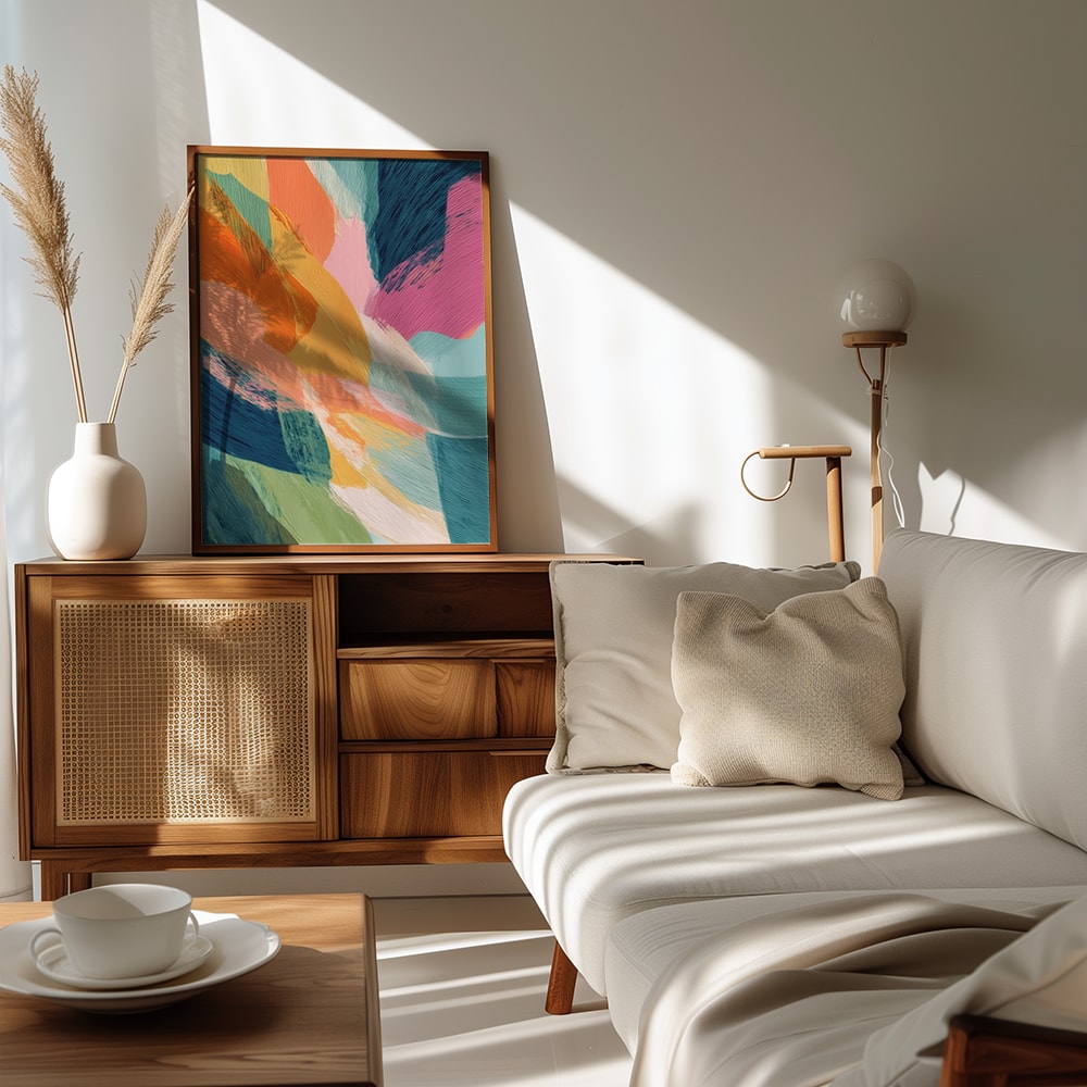 Vibrant Abstract Brushstrokes