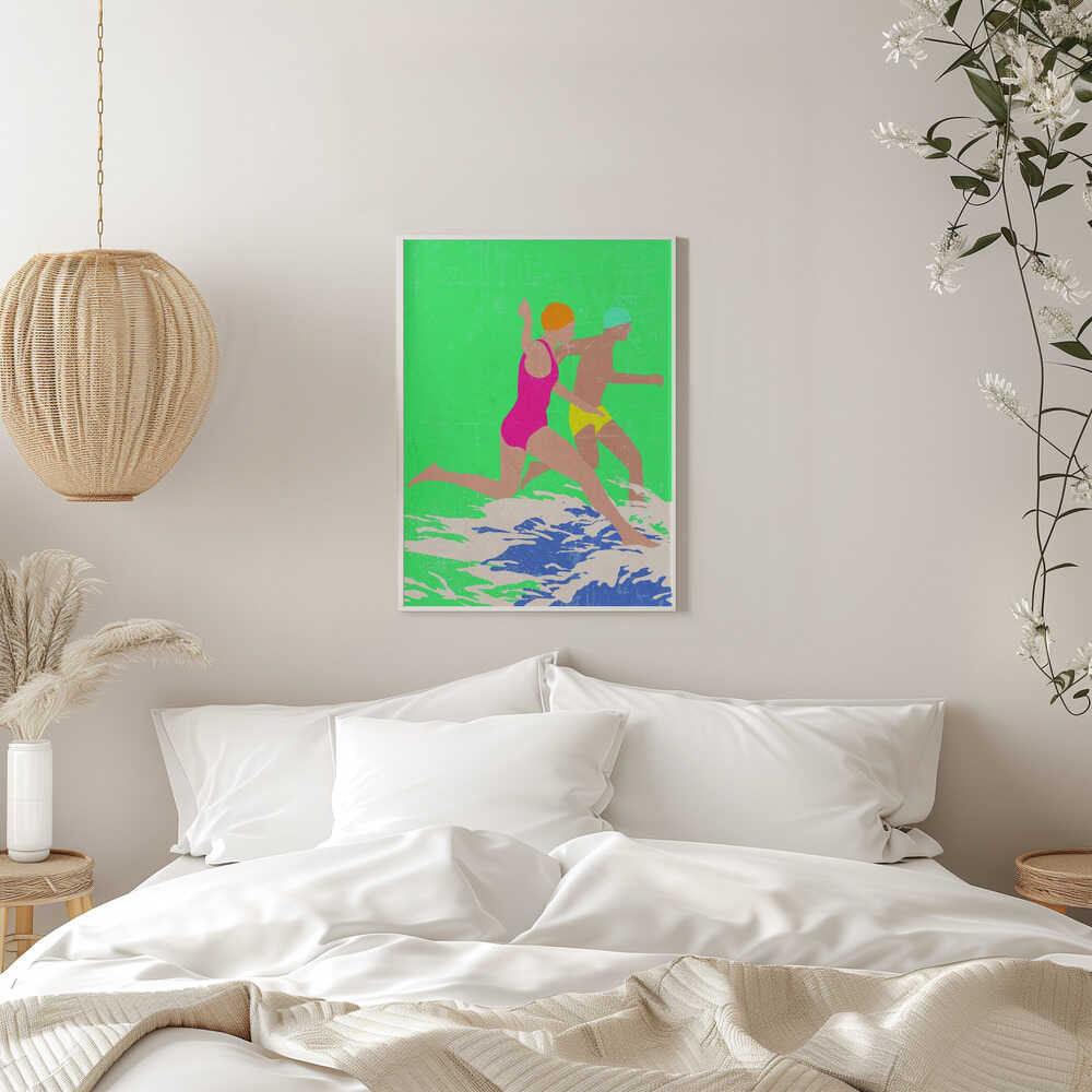 Running Swimmers (green)