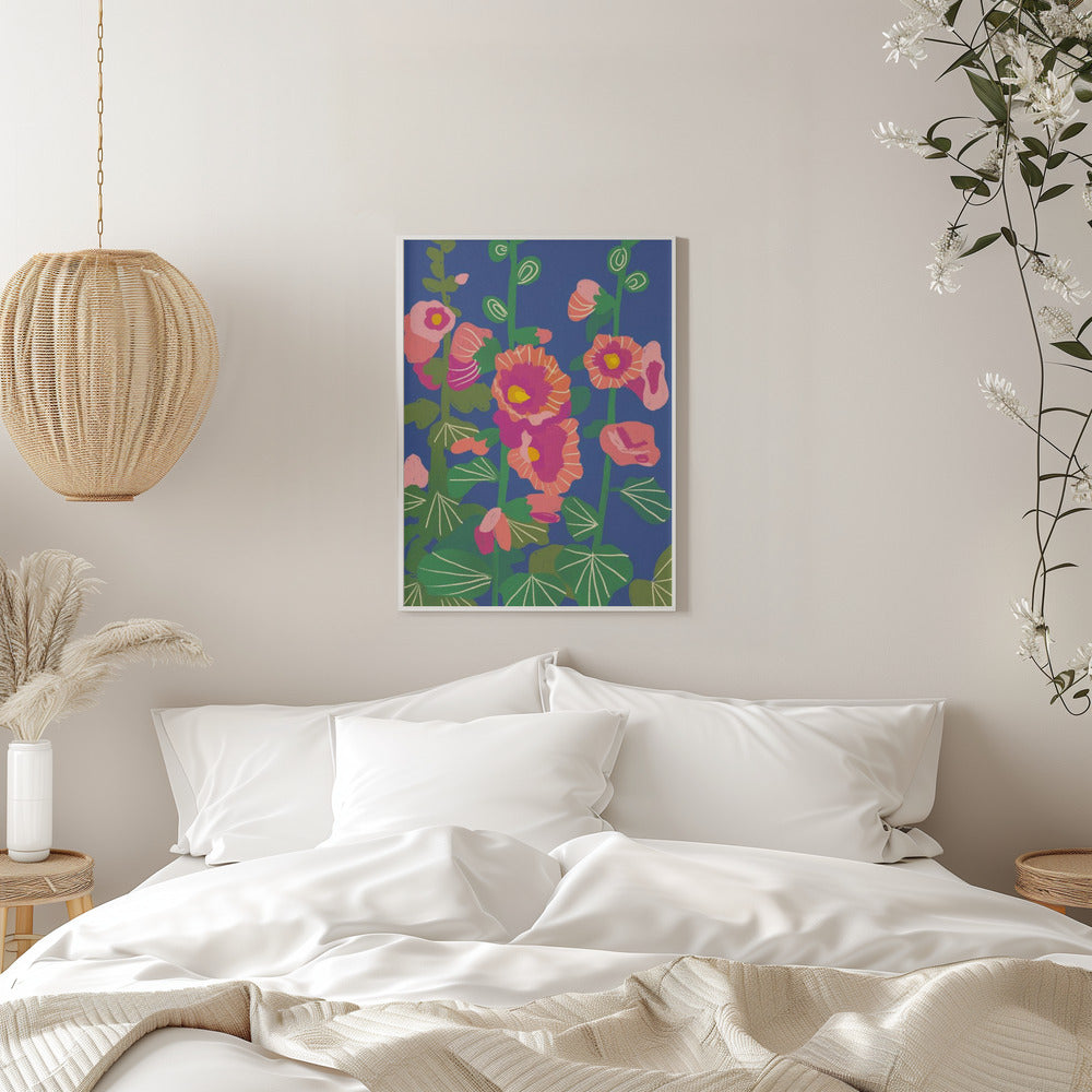 Hollyhocks - plakatstore