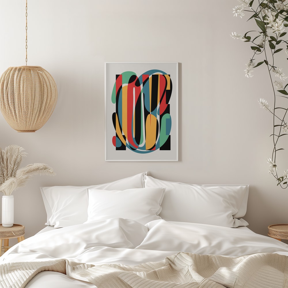 Colorful Love Typography