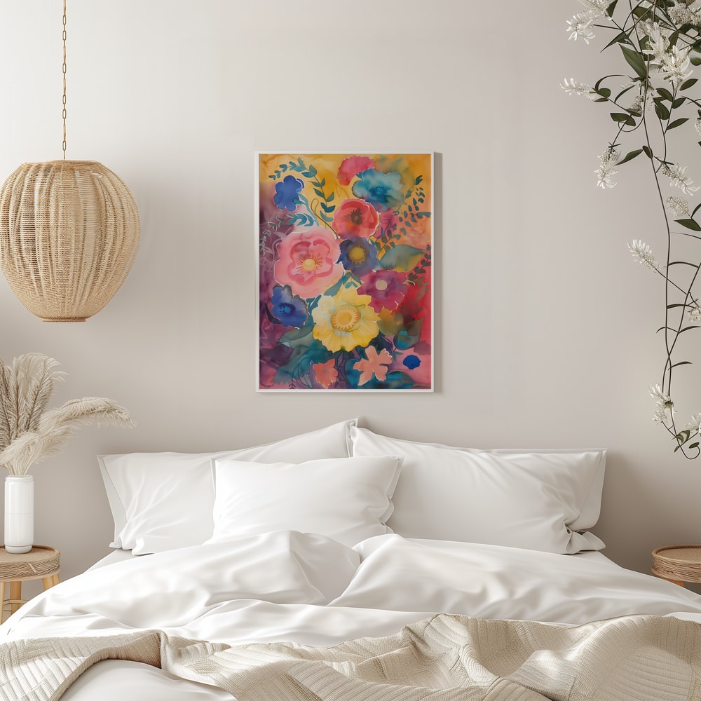 Vibrant Watercolor Bouquet
