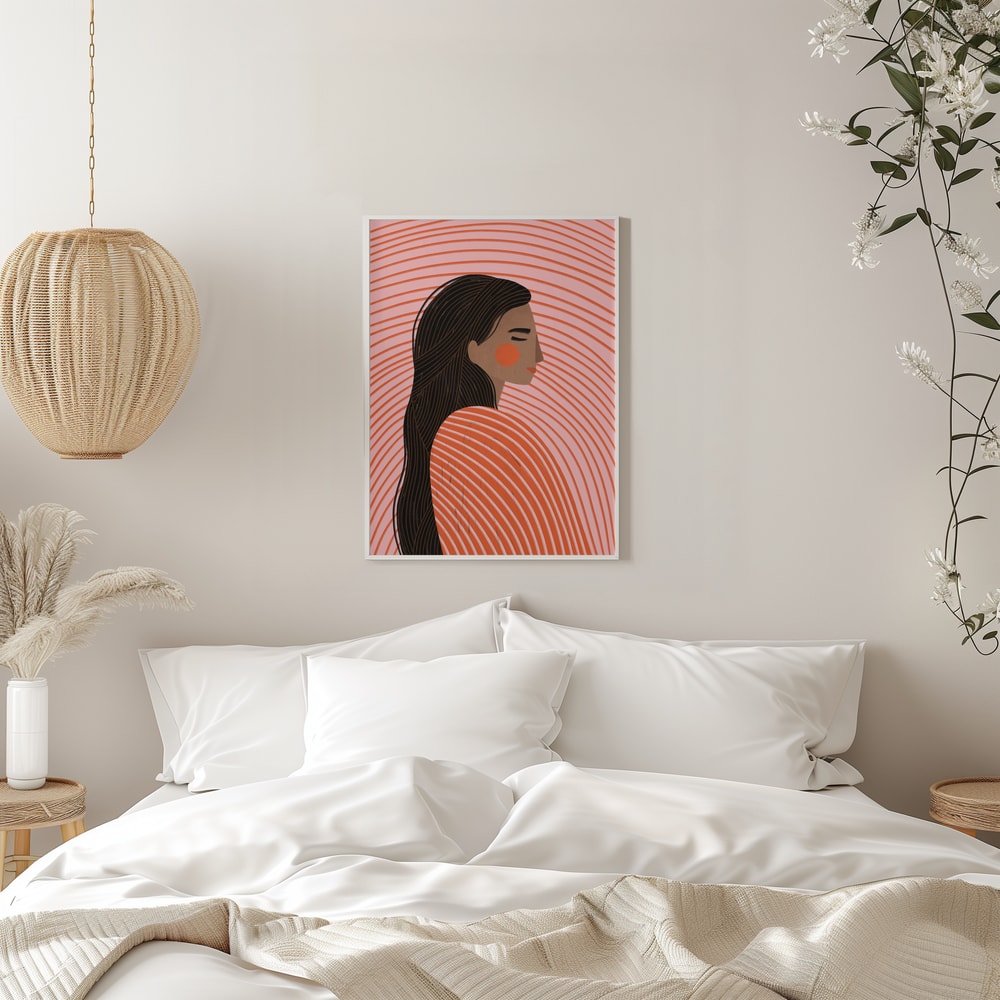 Peaceful Woman Profile