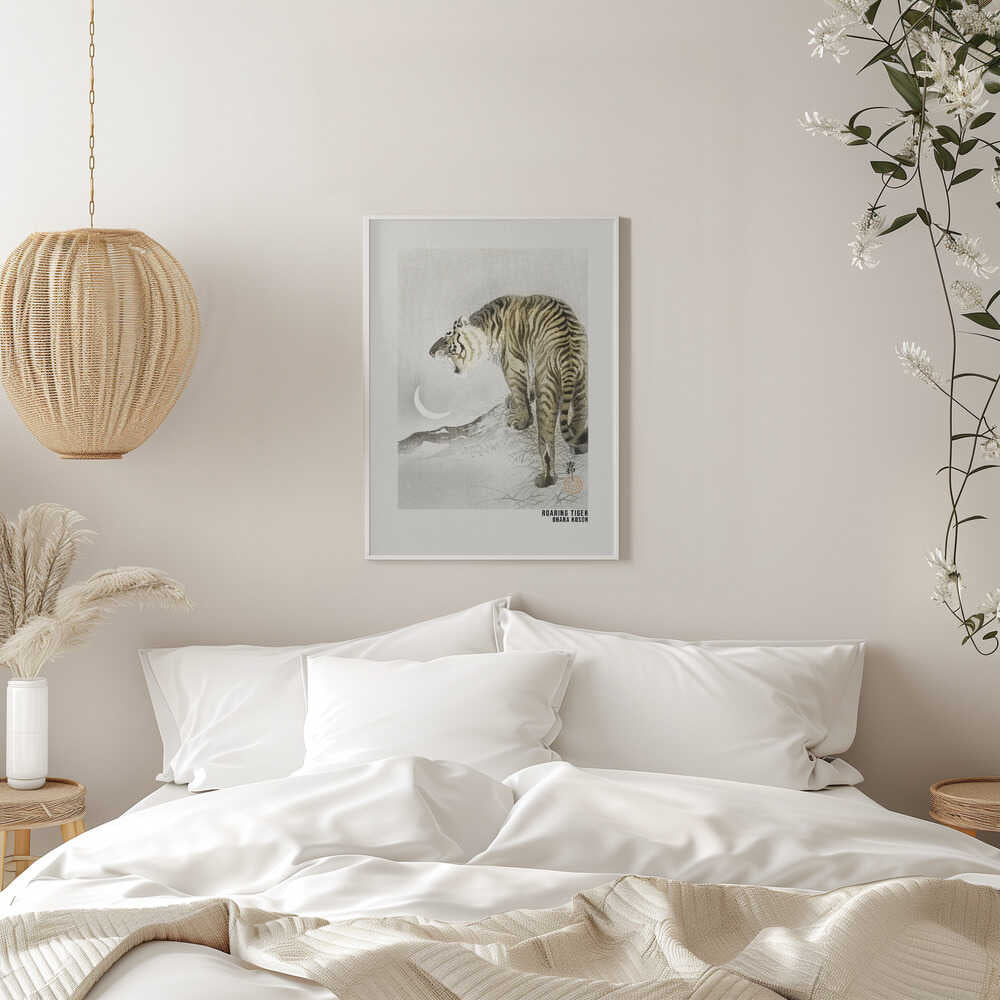 Roaring Tiger Art Poster