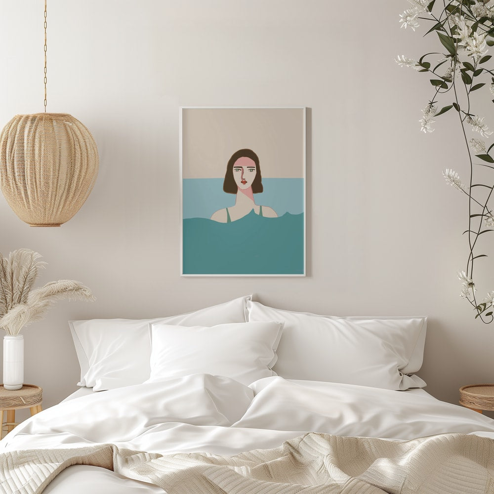 Serene Swim Portrait