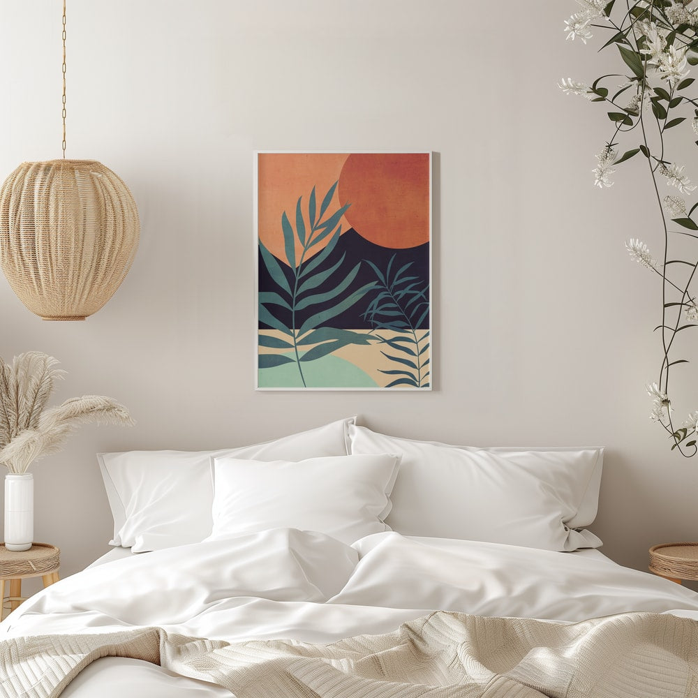 Desert Palm Sunset
