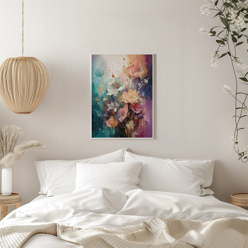 Colorful Painterly Flowers