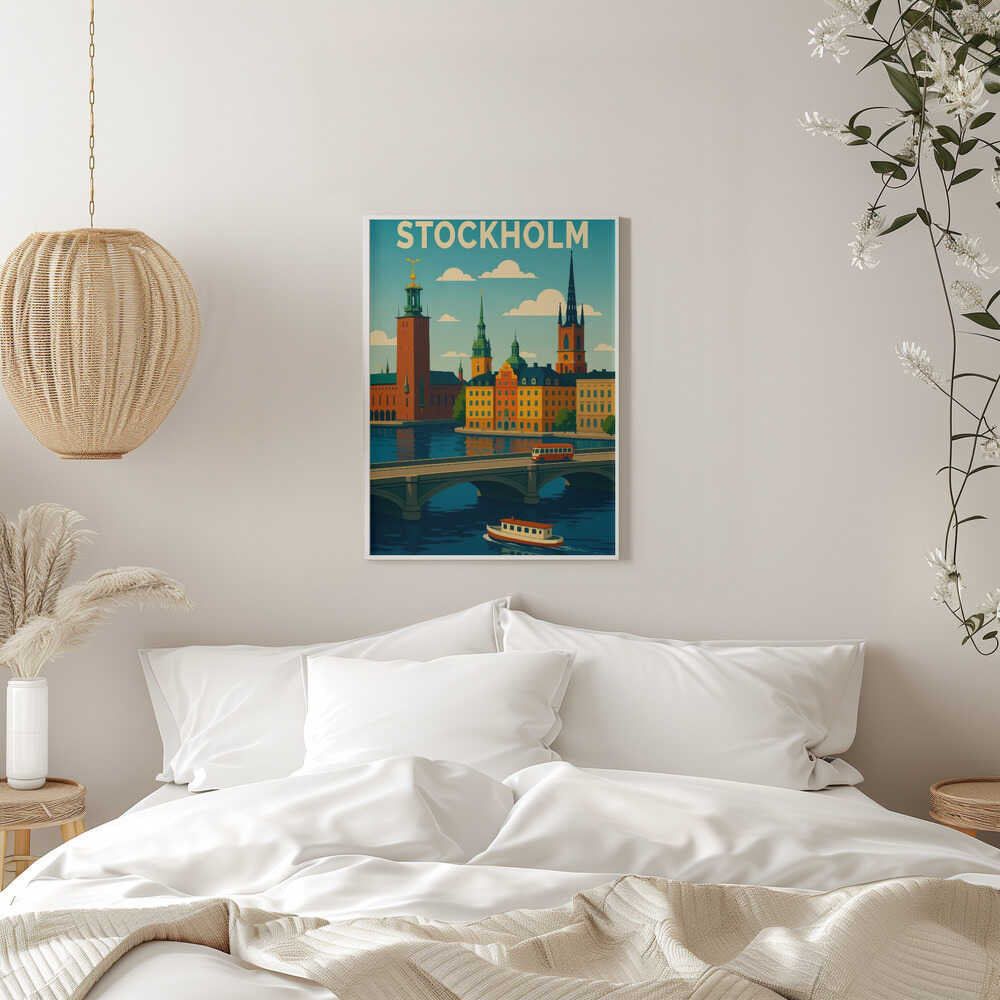 Stockholm Travel Art