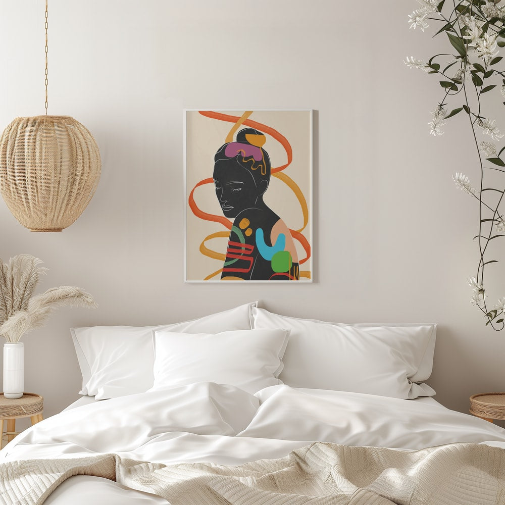 Serene Abstract Woman