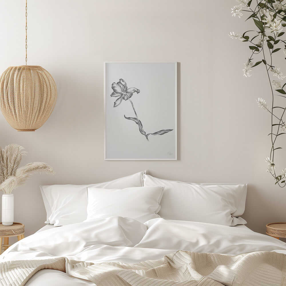 Elegant Floral Drawing