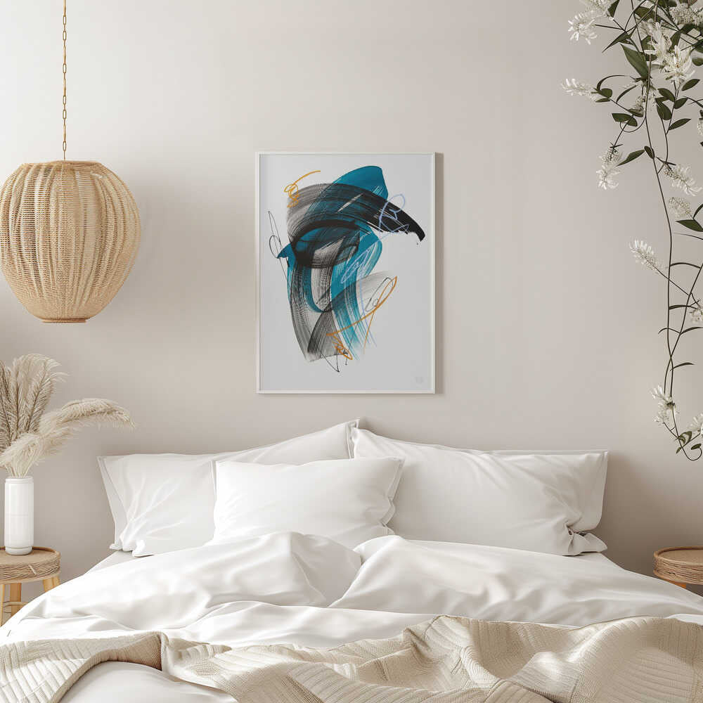 Dynamic Teal Flow