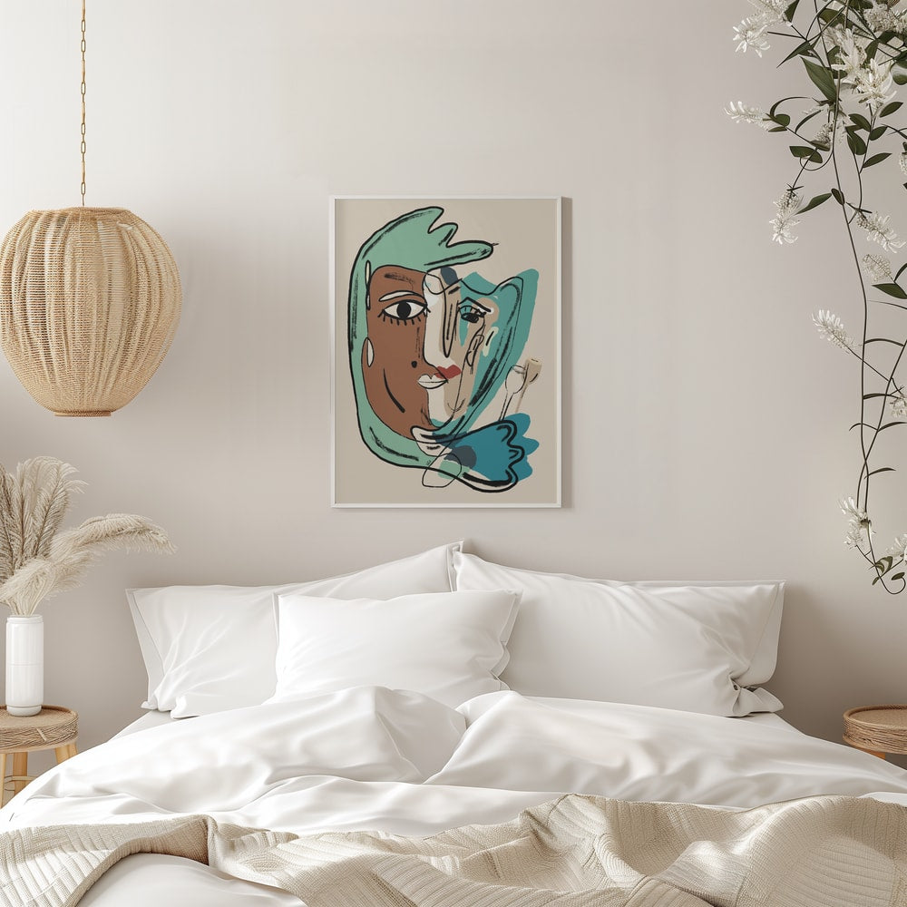 Modern Abstract Face