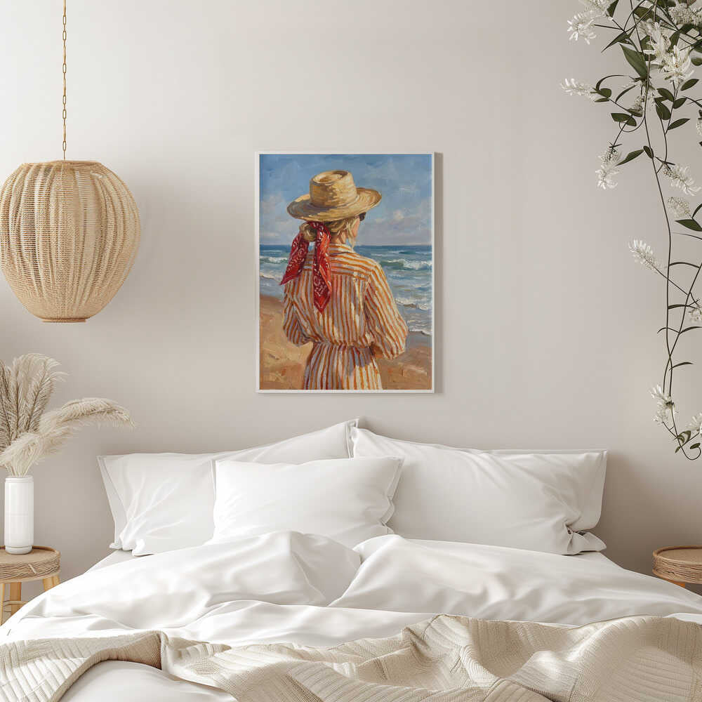 Straw Hat Beach Day