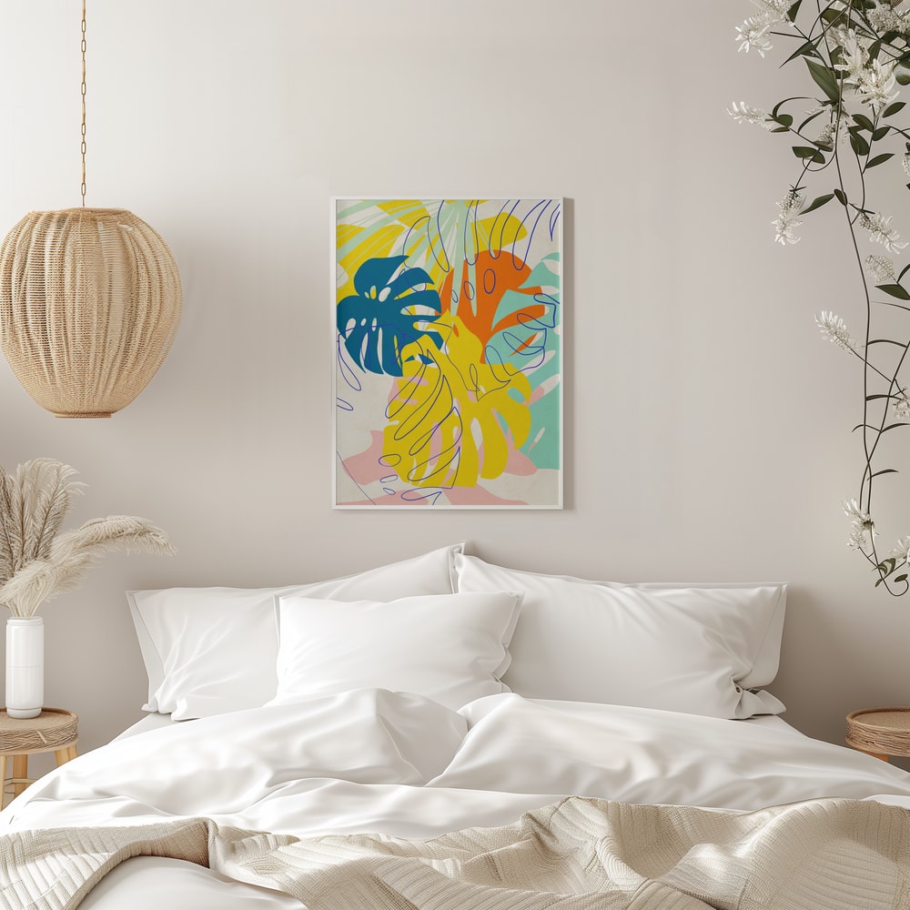 Vibrant Tropical Monstera