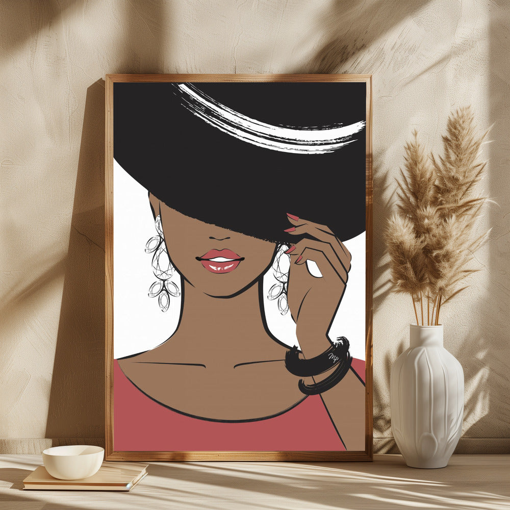 Hat Girl Dark - plakatstore