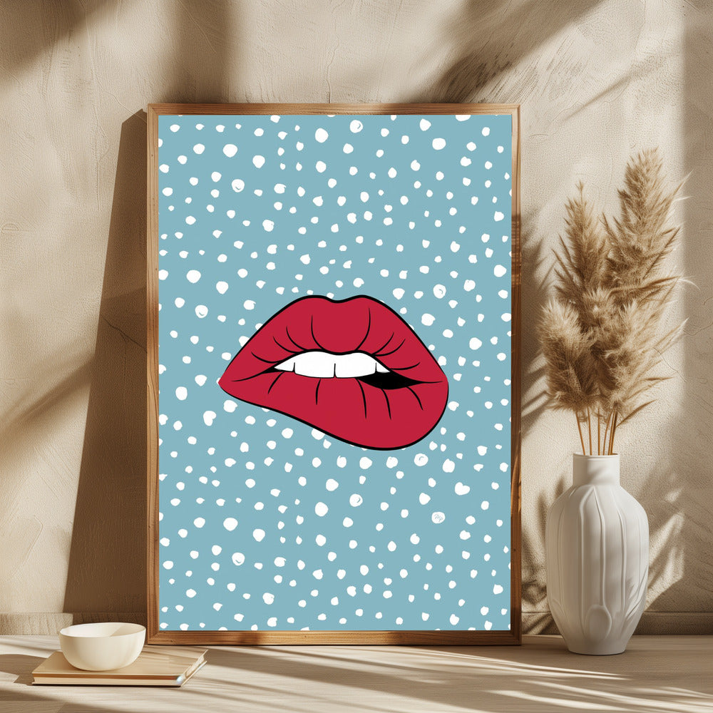 Blue Lips - plakatstore