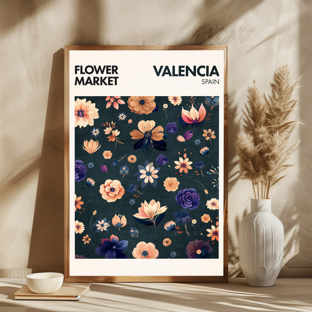 Valencia Flower Market - plakatstore