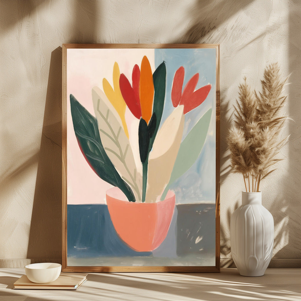 Flowers In a Vase - plakatstore