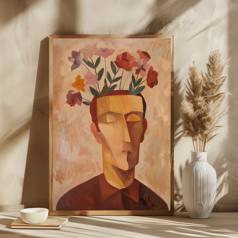 Man With Flowers - plakatstore