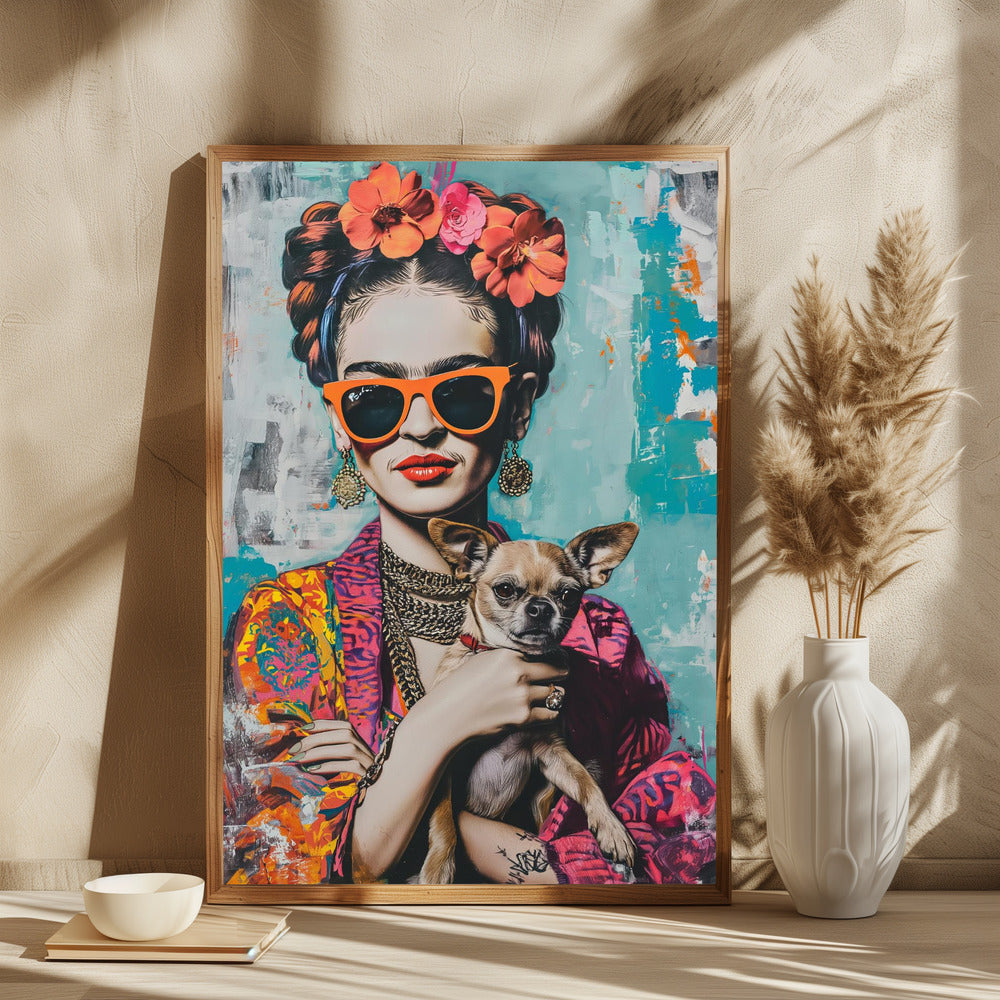 Frida Kahlo Chihuahua - plakatstore