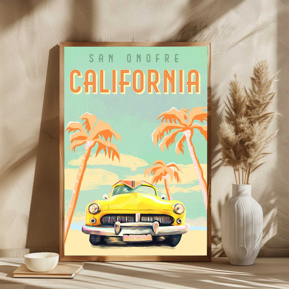 California Surf Poster