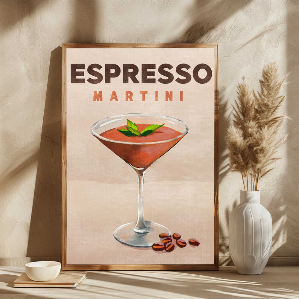Espresso Martini Cocktail Bar Decor